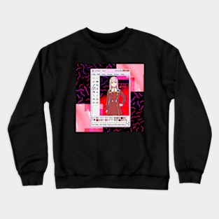 Zero Two Darling in The Franxx Aesthetic Crewneck Sweatshirt